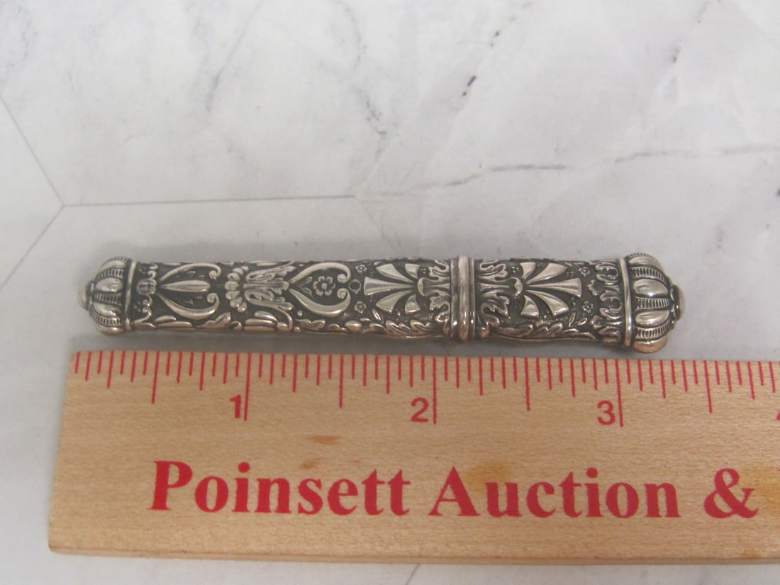 Sterling Silver Sewing Needle Case - 5