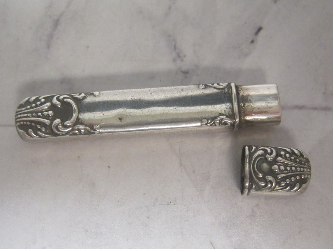 Sterling Silver Sewing Needle Case - 4