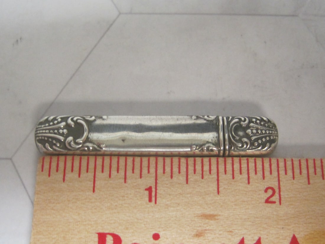 Sterling Silver Sewing Needle Case - 5