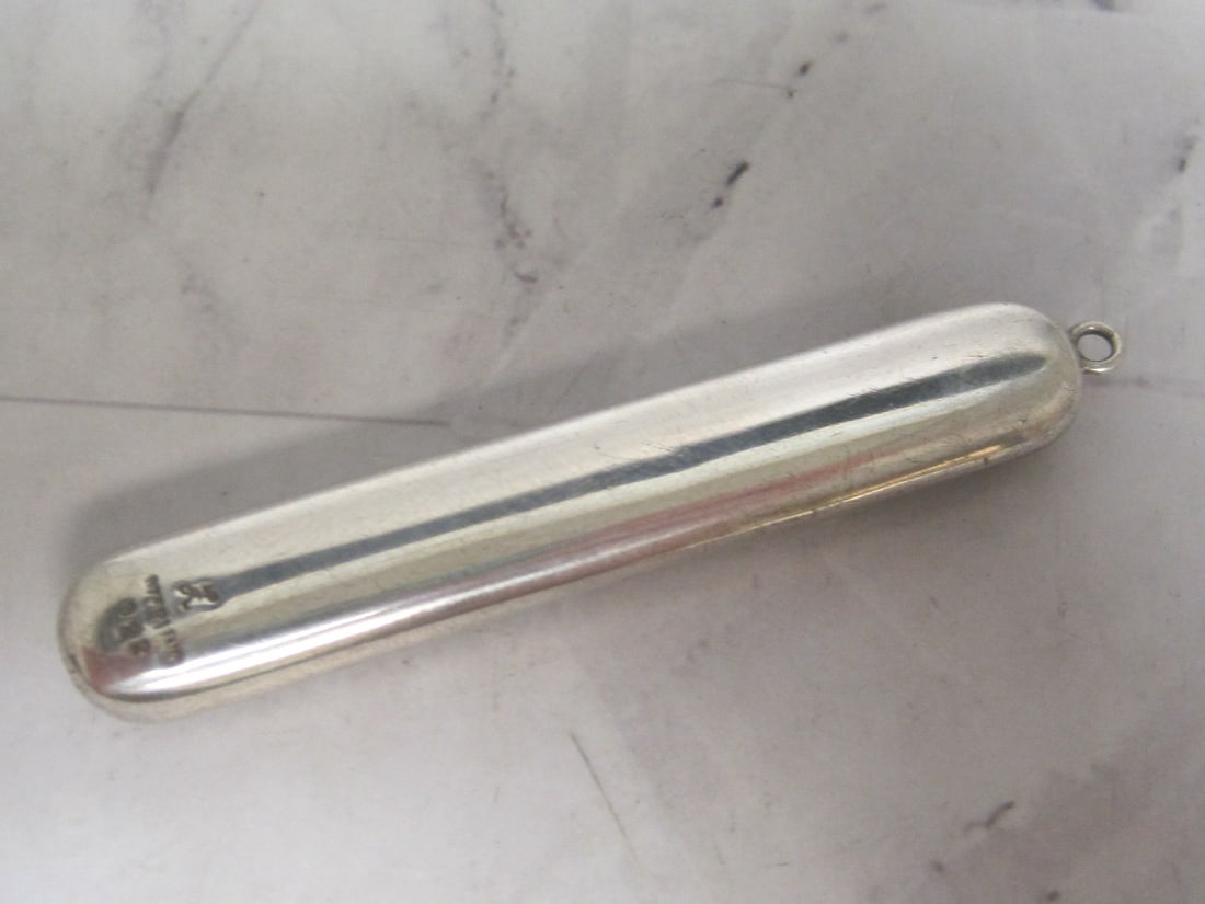 Sterling Silver Sewing Needle Holder - 4