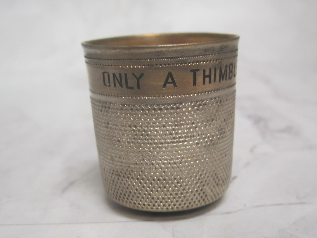 Antique Figural Thimble Shot Glass (1 of 4)