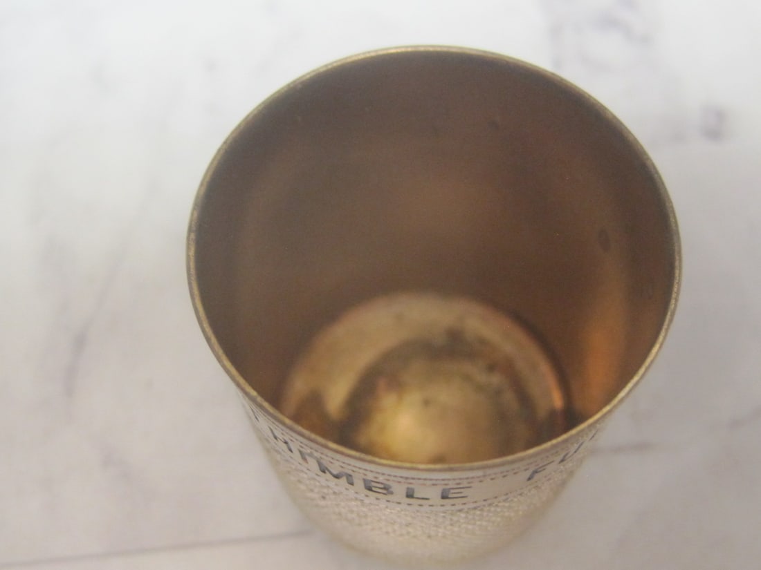 Antique Figural Thimble Shot Glass - 3