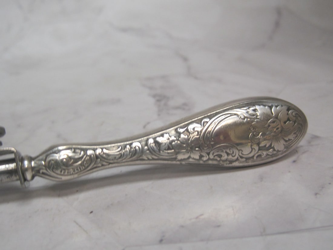 Scarce Sterling Silver Sewing Stilleto Embroidery Tool - 3