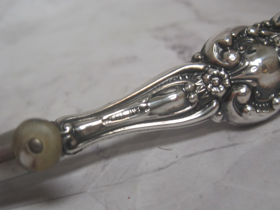 Victorian Sterling Silver Handled Hair Curler - 4
