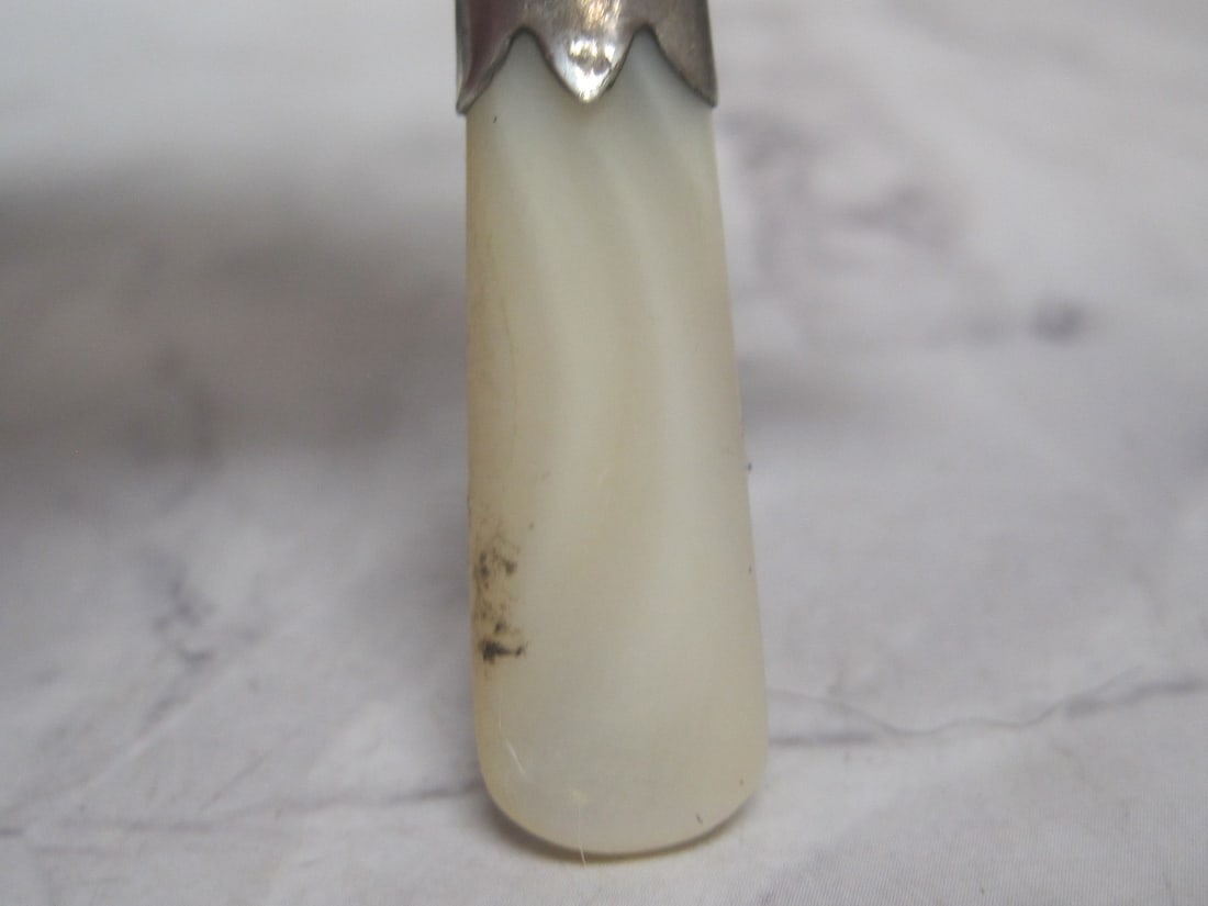 Antique Sterling Silver Baby Rattle - 3