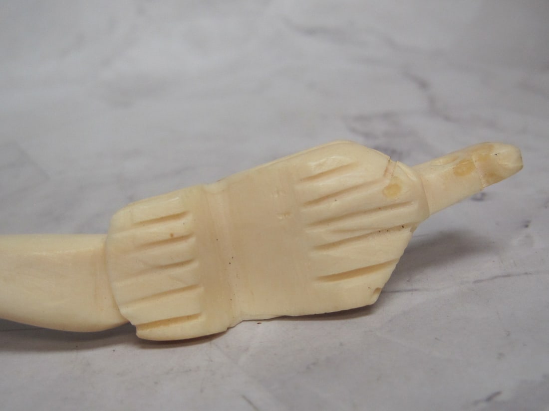 Tribal Carved Pendant - 4