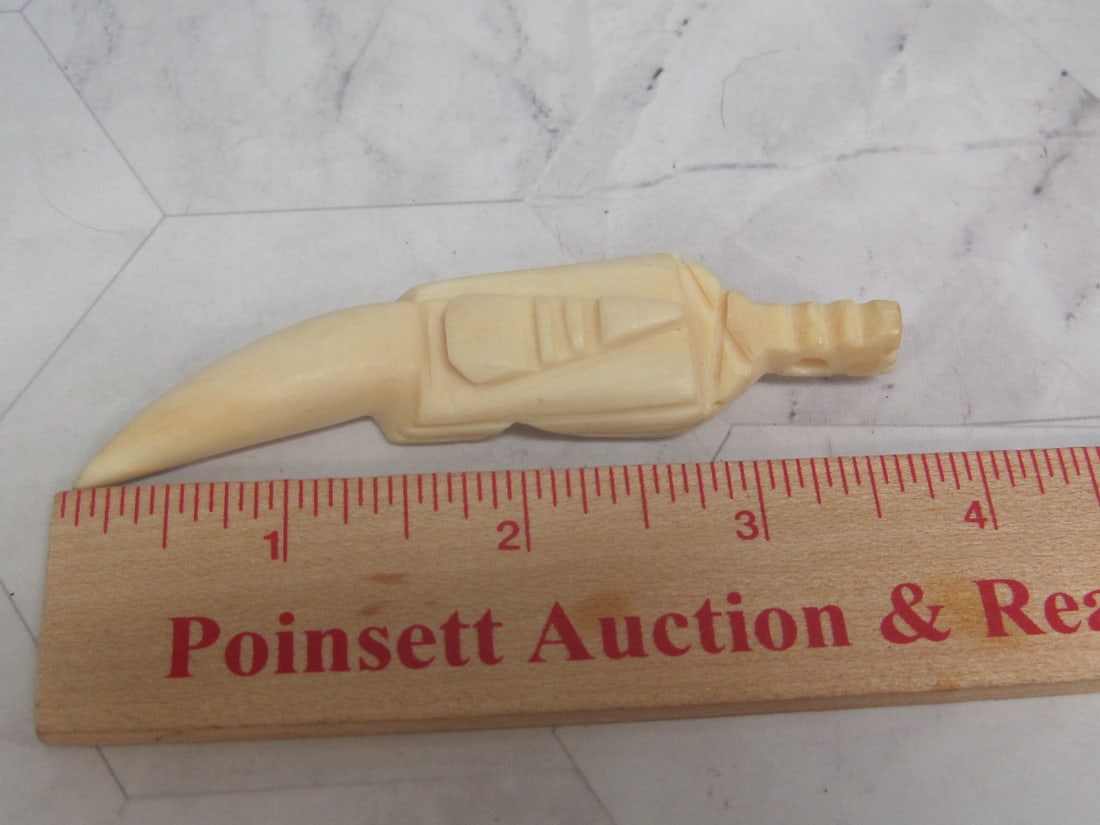 Tribal Carved Pendant - 5