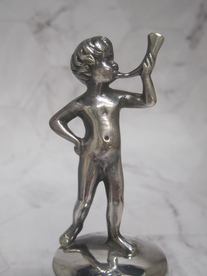 Silverplate Figural Bell - 2