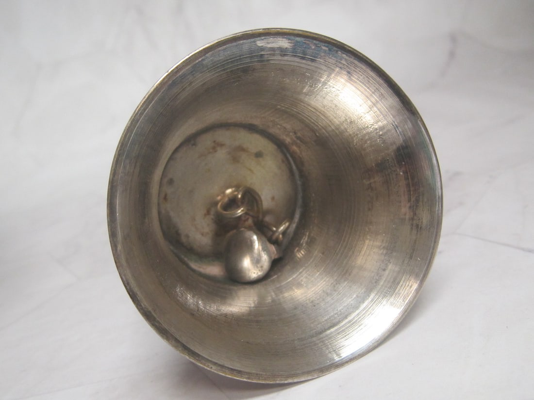 Silverplate Figural Bell - 5