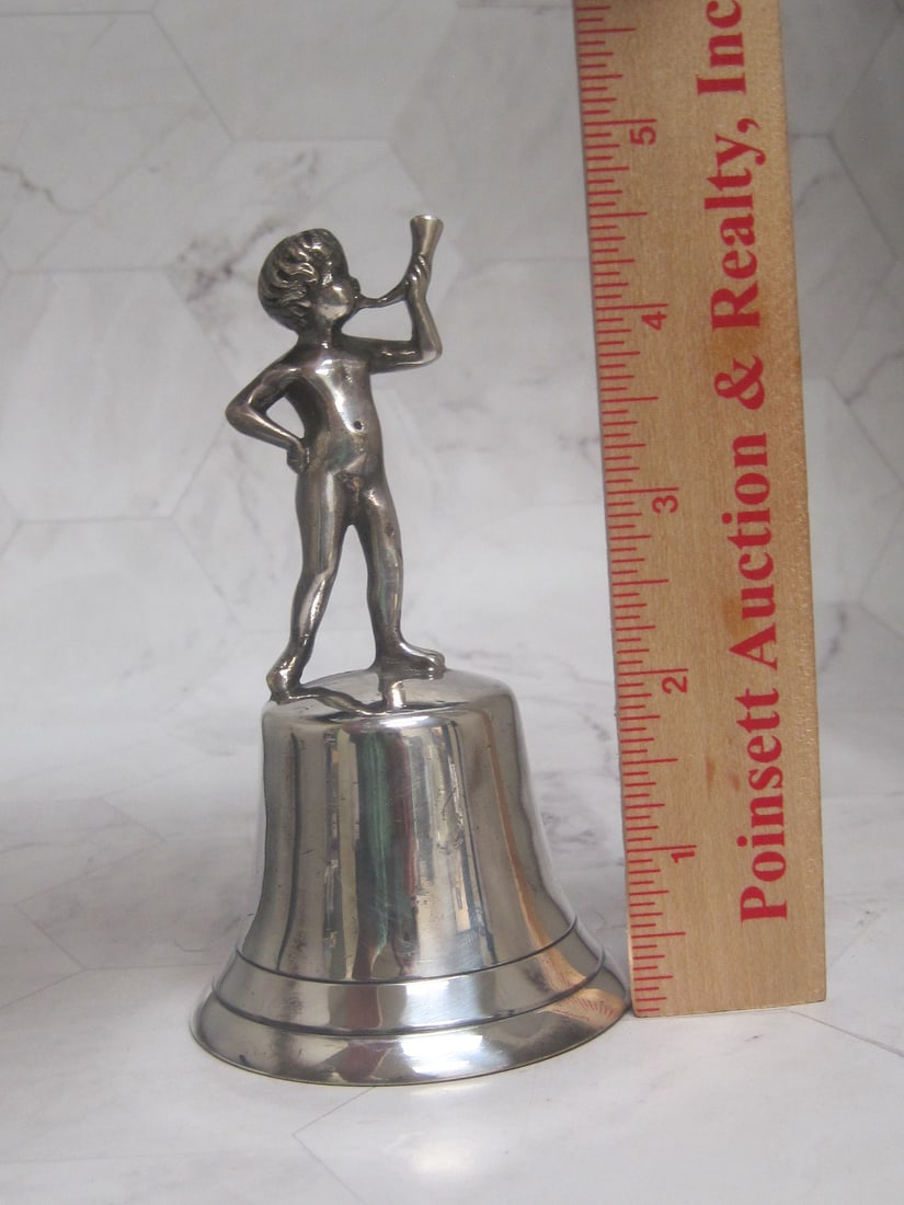 Silverplate Figural Bell - 6