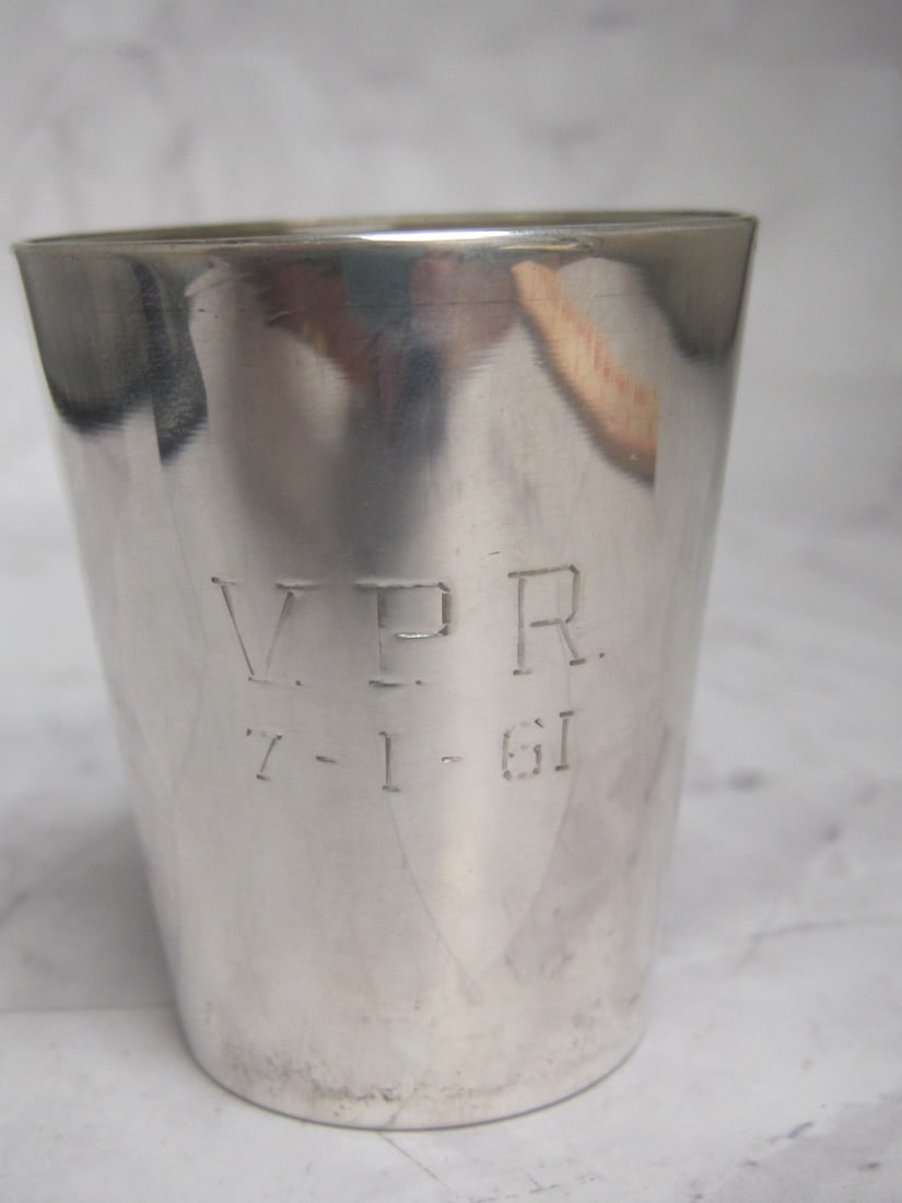 Sterling Silver Overlaid Glass Shot Glass (1 of 5)