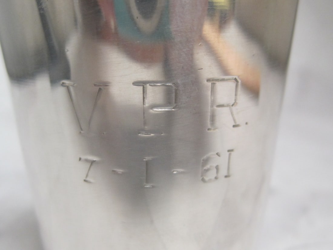 Sterling Silver Overlaid Glass Shot Glass - 2