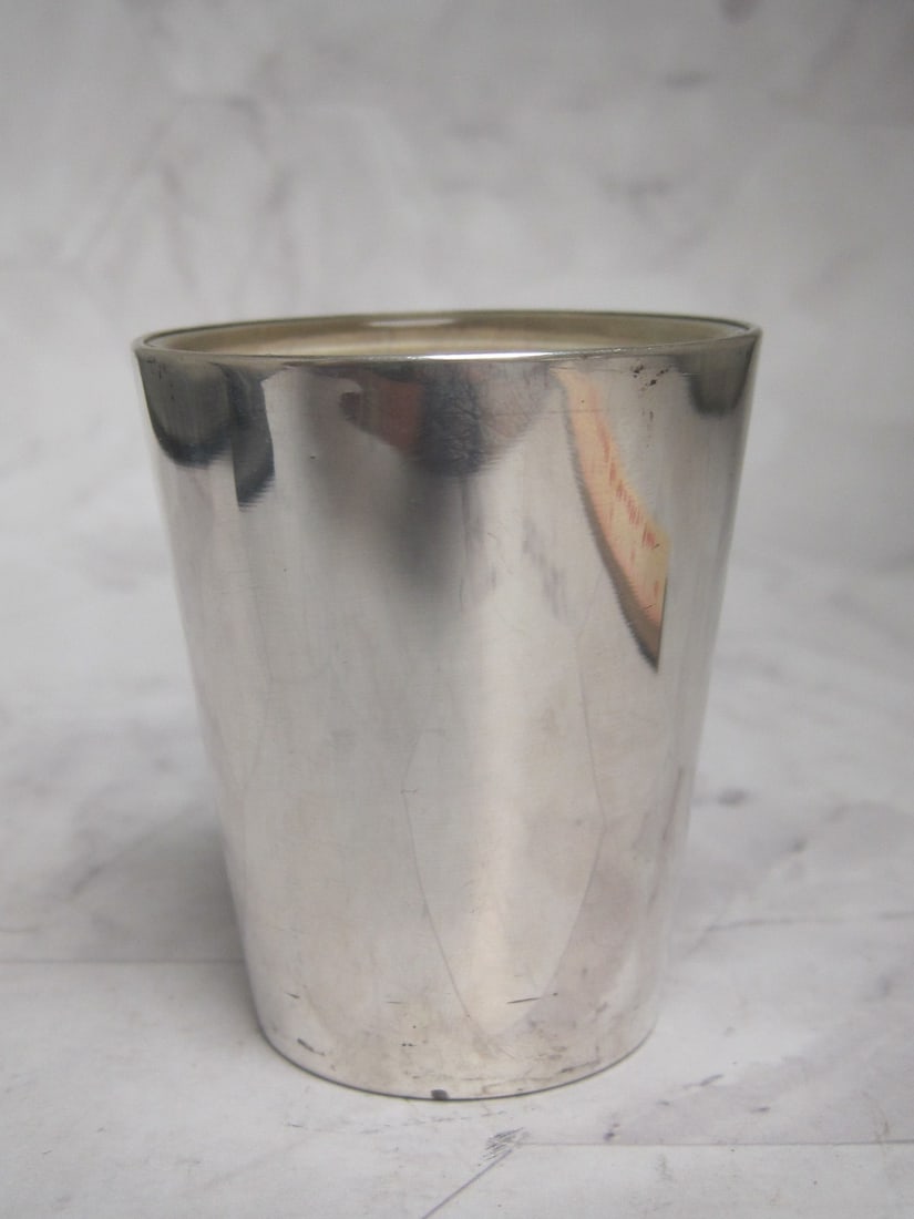 Sterling Silver Overlaid Glass Shot Glass - 3