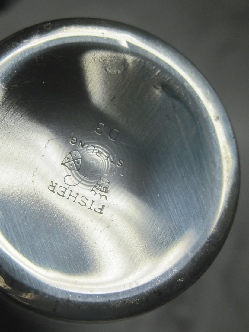 Sterling Silver Overlaid Glass Shot Glass - 4