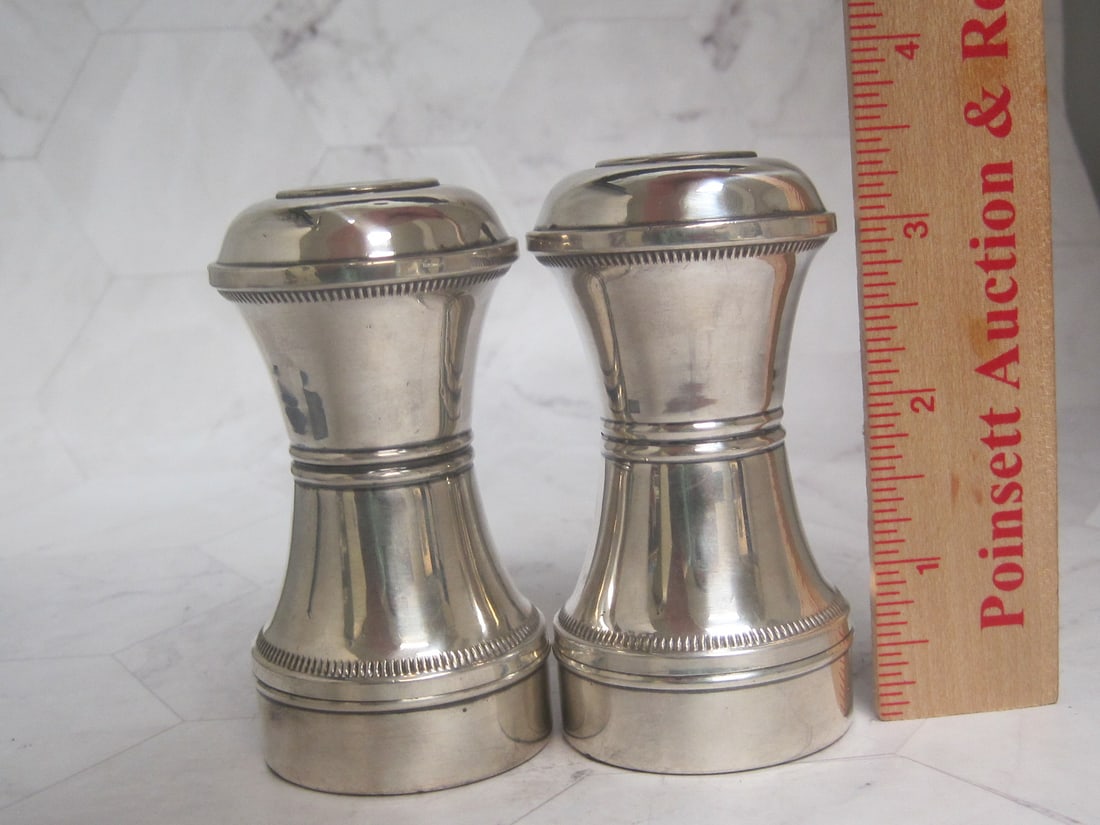 Sterling Silver Duchin Salt & Pepper Shaker Set - 6