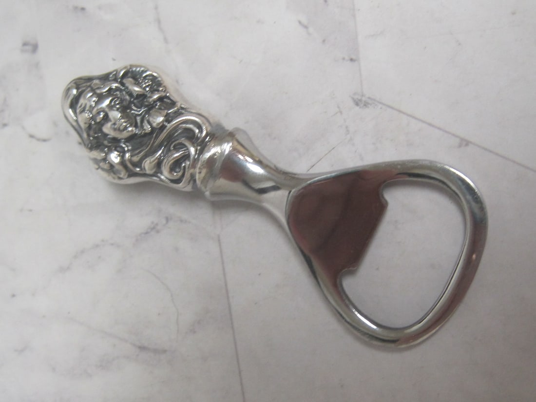 Sterling Silver Art Nouveau Bottle Opener (1 of 5)
