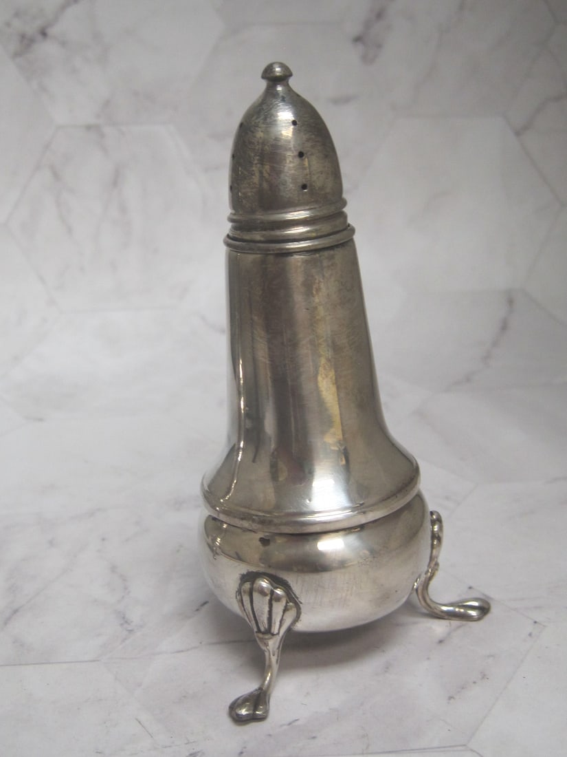 Sterling Silver Weighted Salt & Pepper Shaker Set - 2