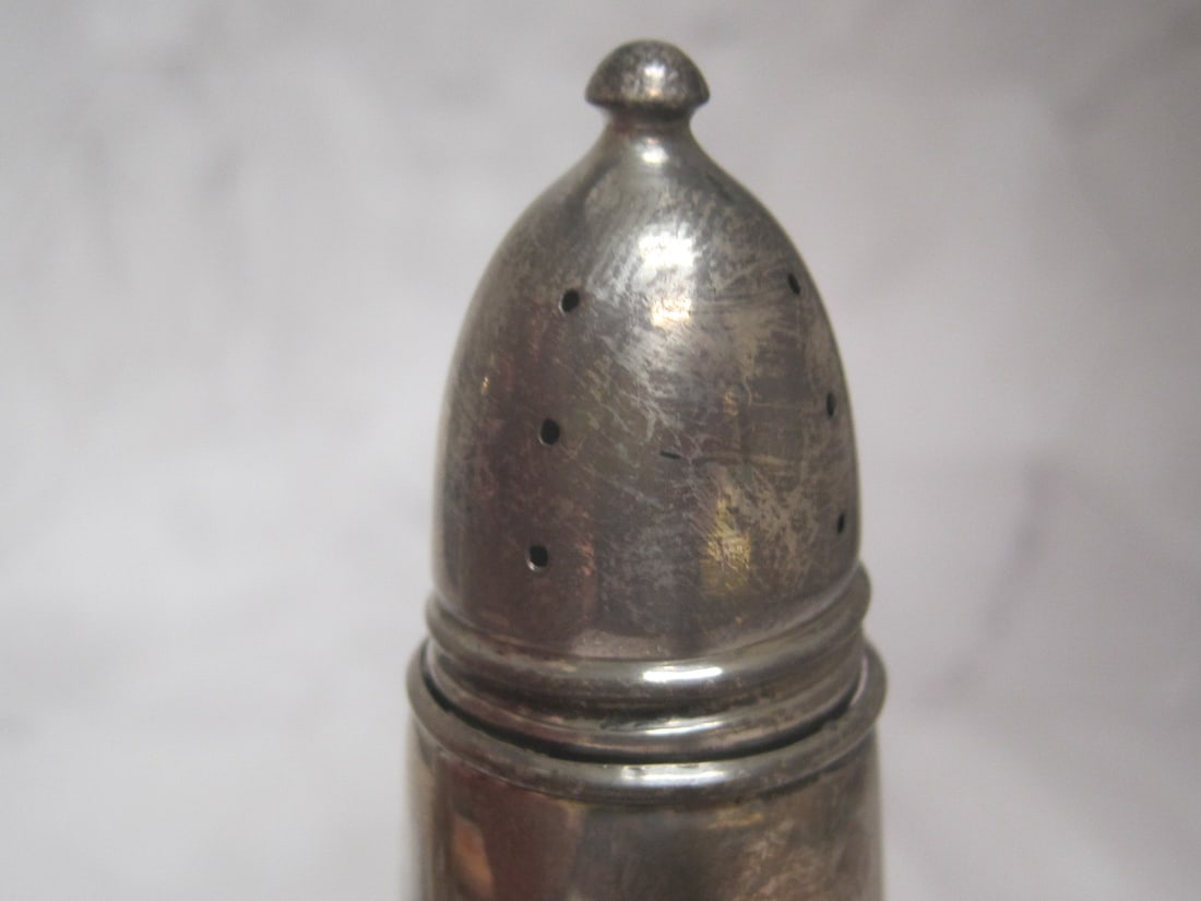 Sterling Silver Weighted Salt & Pepper Shaker Set - 4