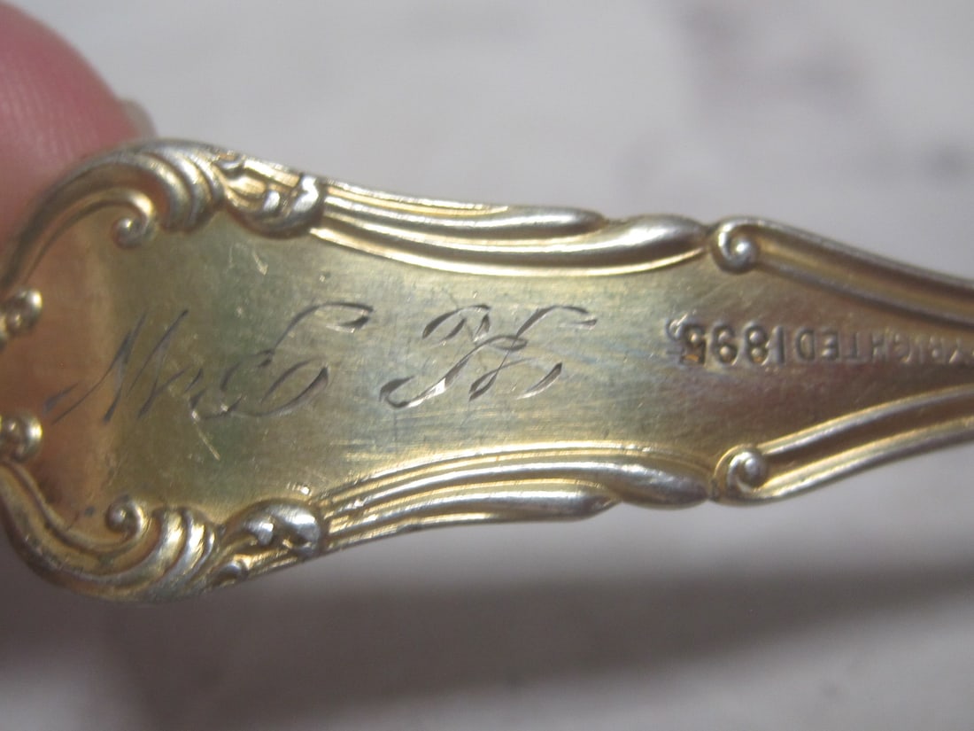 Scarce Enameled Sterling Silver Atlanta Watermelon Spoon - 5