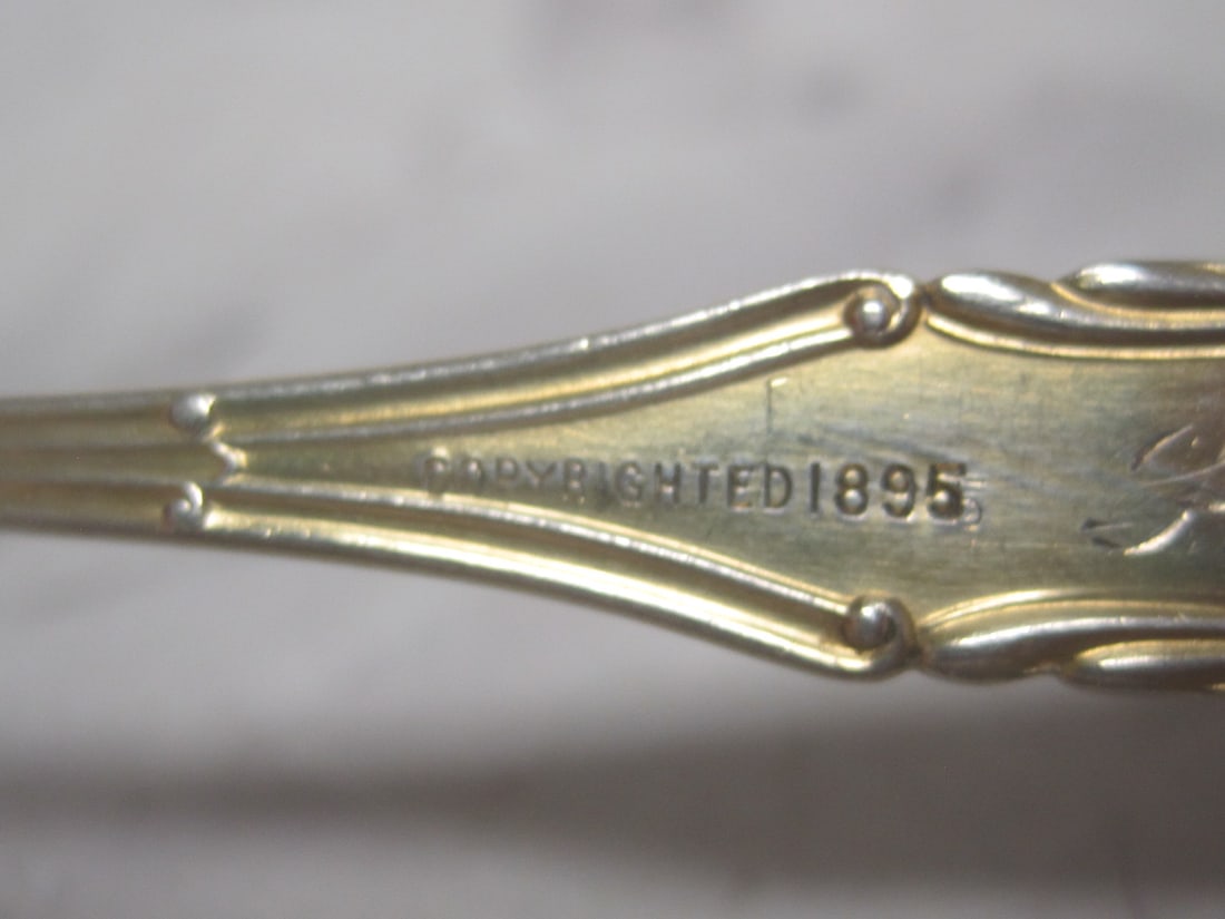 Scarce Enameled Sterling Silver Atlanta Watermelon Spoon - 6