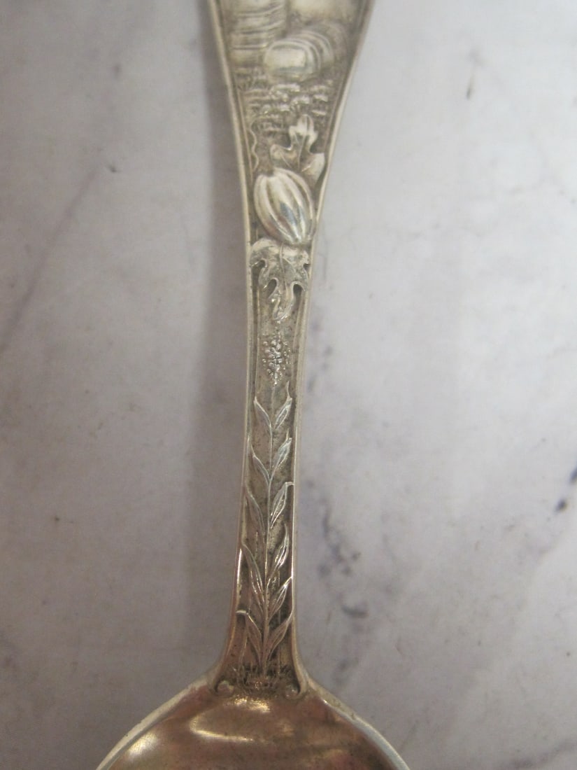 Black Americana Sterling Silver Souvenir Spoon - 3