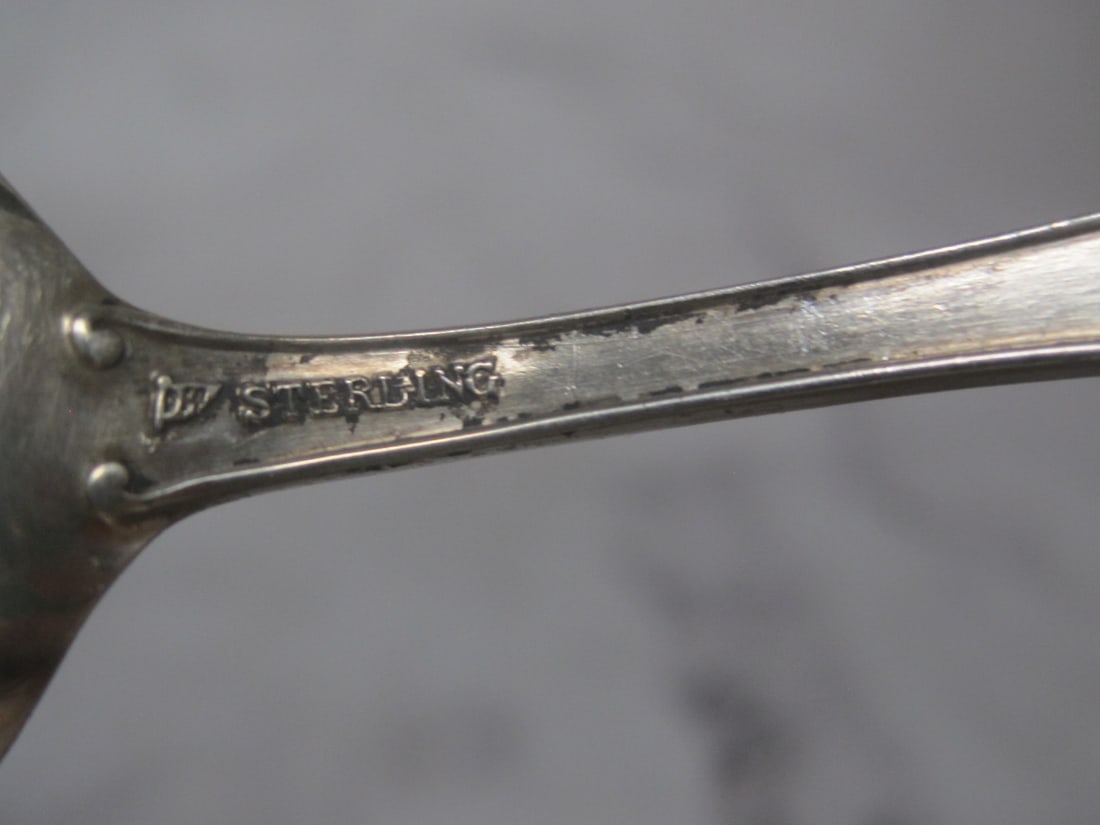 Black Americana Sterling Silver Souvenir Spoon - 6