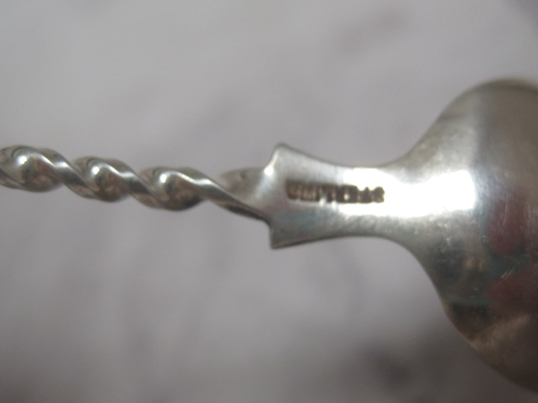 Black Americana Sterling Silver Souvenir Spoon - 5