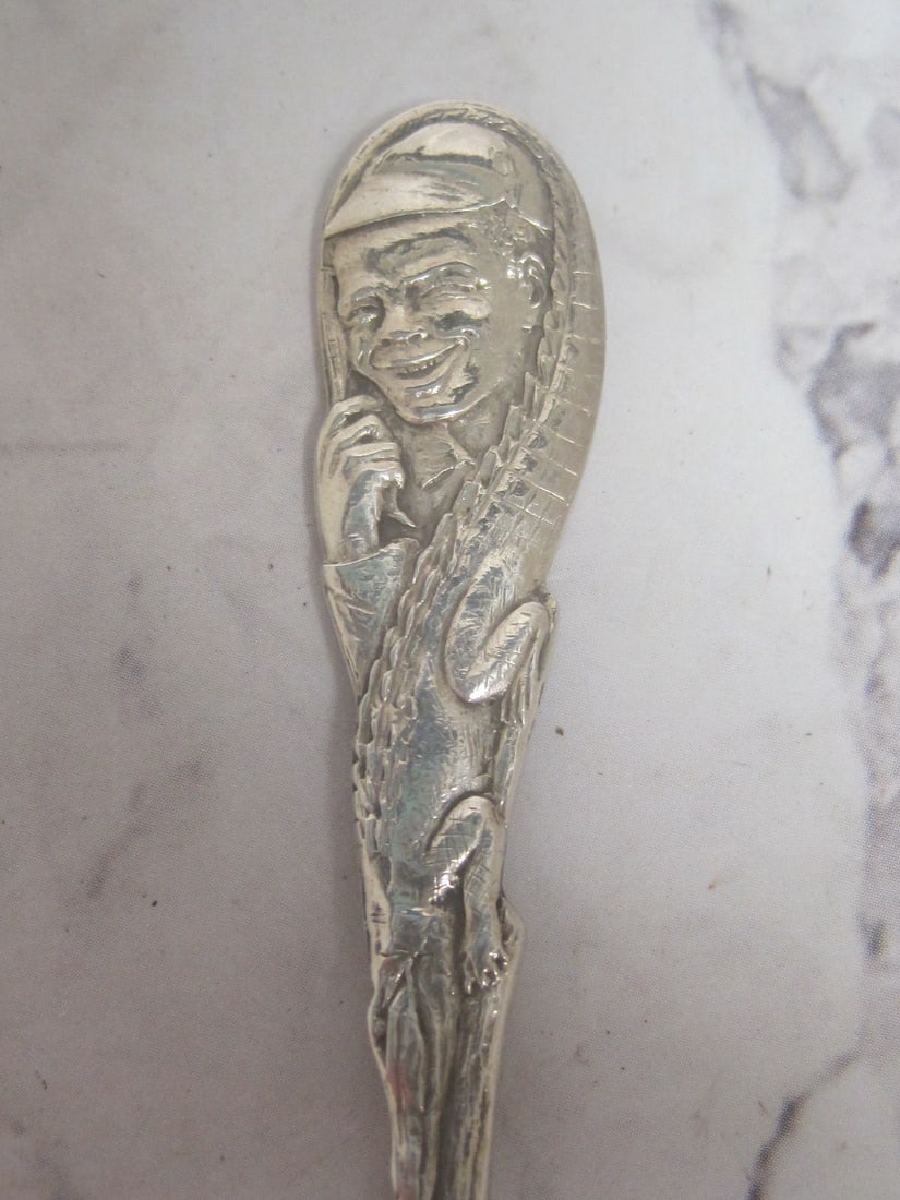 Black Americana Sterling Silver Souvenir Spoon - 2
