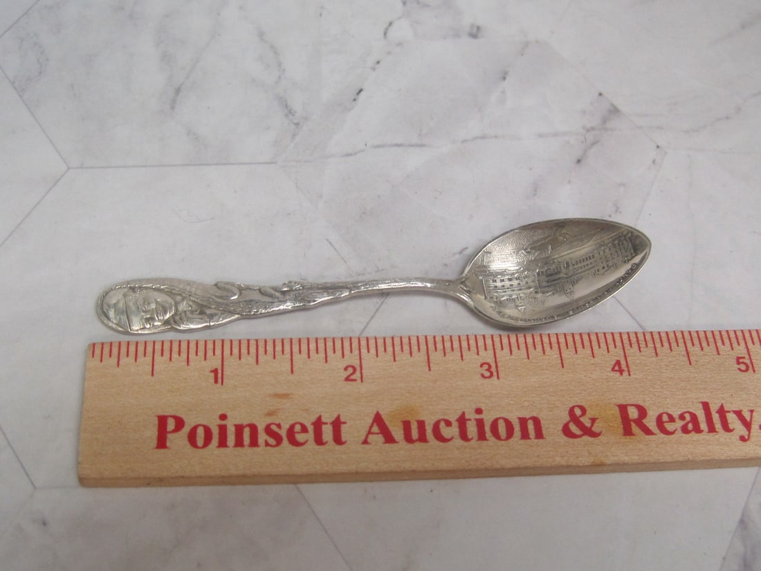 Black Americana Sterling Silver Souvenir Spoon - 5