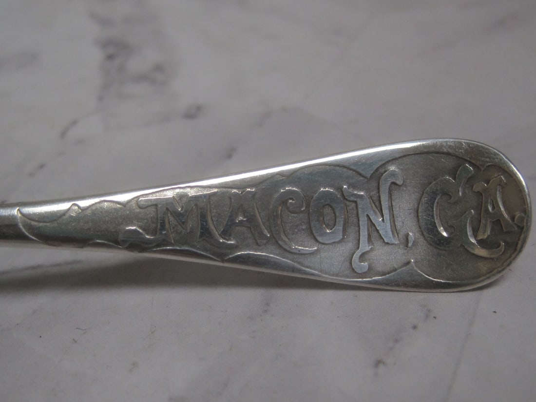 1890's Sterling Silver Souvenir Spoon "Dixie" - 2