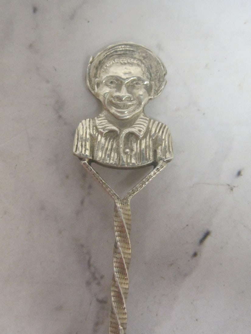 Black Americana Sterling Silver Souvenir Spoon - 2