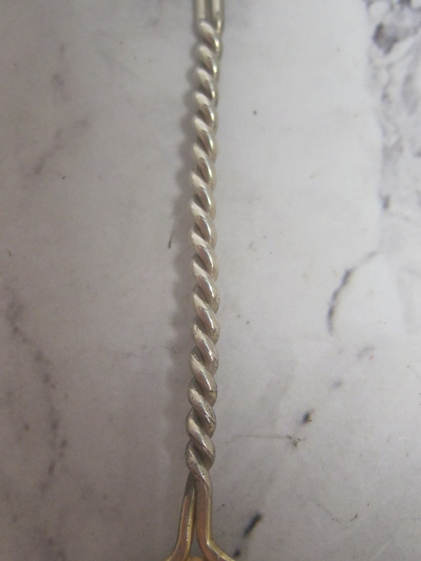 Louisiana Creole Figural Sterling Silver Spoon - 3