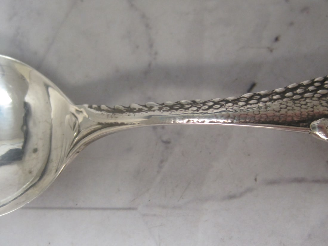 Early Sterling Silver Figural Alligator Spoon - 3