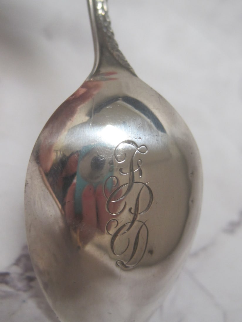 Early Sterling Silver Figural Alligator Spoon - 4