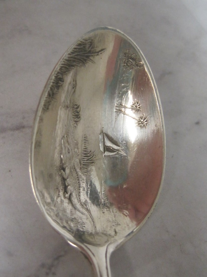 Scarce Palatka, Florida Sterling Silver Souvenir Spoon - 4