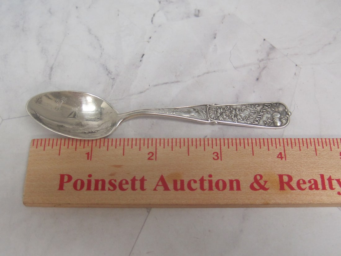 Scarce Palatka, Florida Sterling Silver Souvenir Spoon - 6