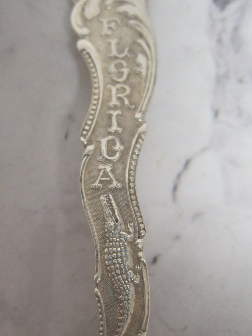 Dixie Sterling Silver Souvenir Spoon - 3