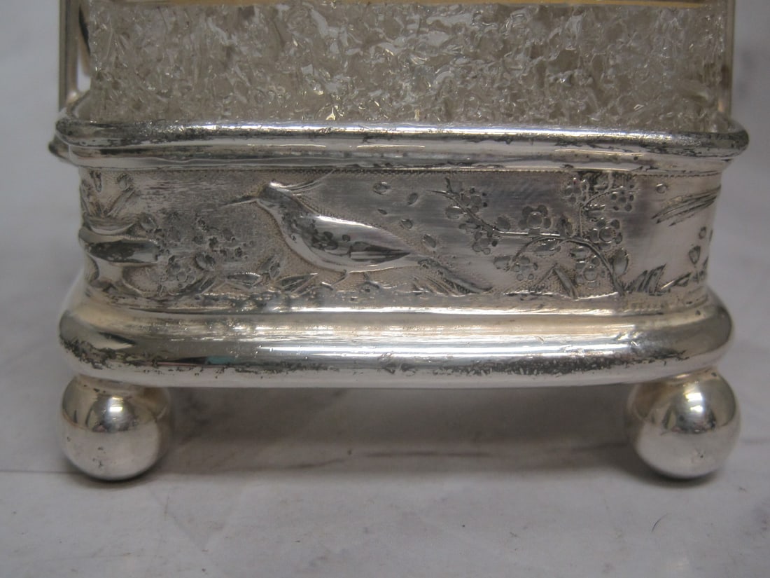 Victorian Silverplate Salt Cellar - 2