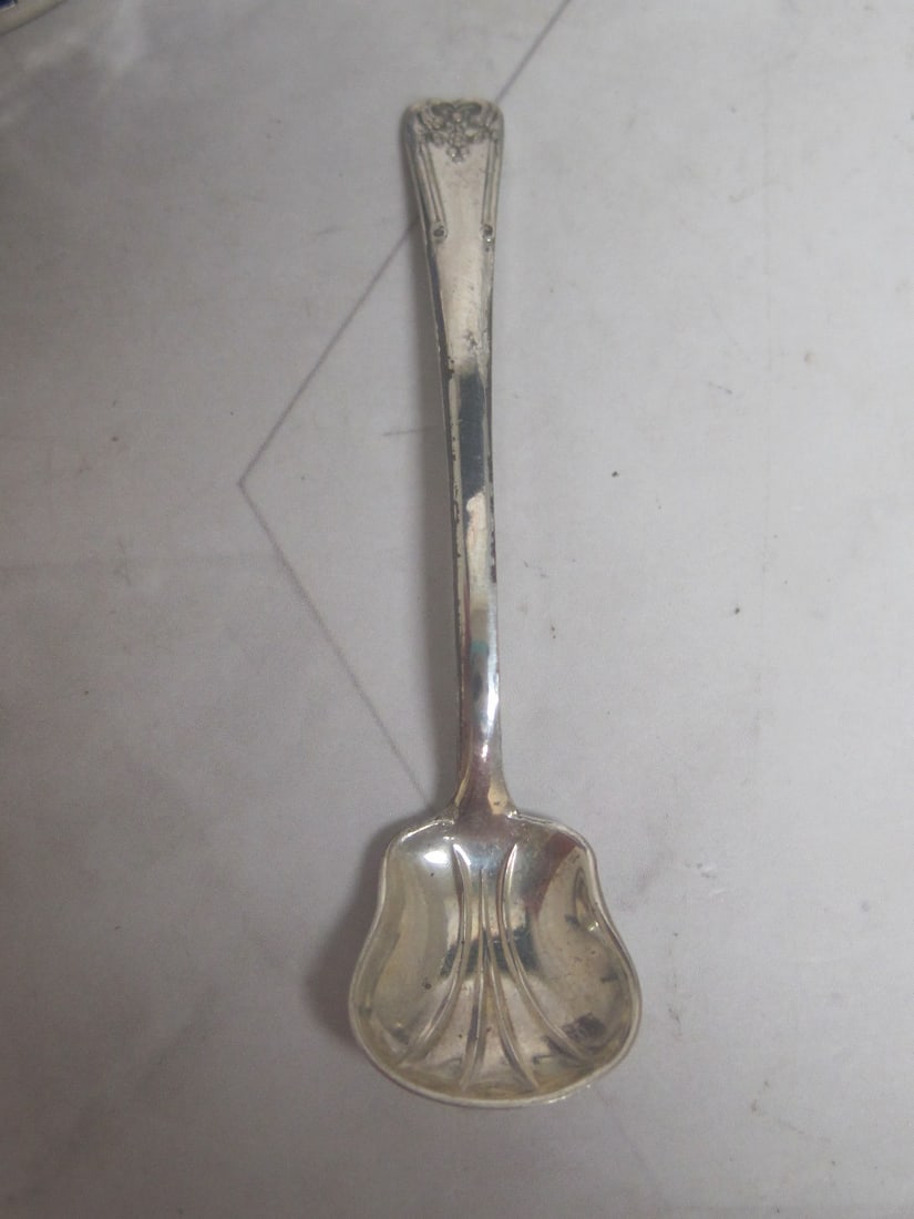 Pair of Sterling Silver Salt Cellars & Spoons - 5