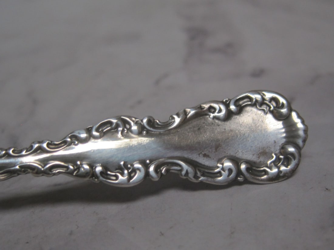 1891 Whiting Sterling Silver Master Salt Spoon - 2