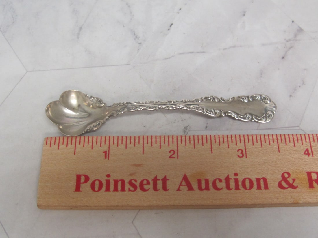 1891 Whiting Sterling Silver Master Salt Spoon - 5