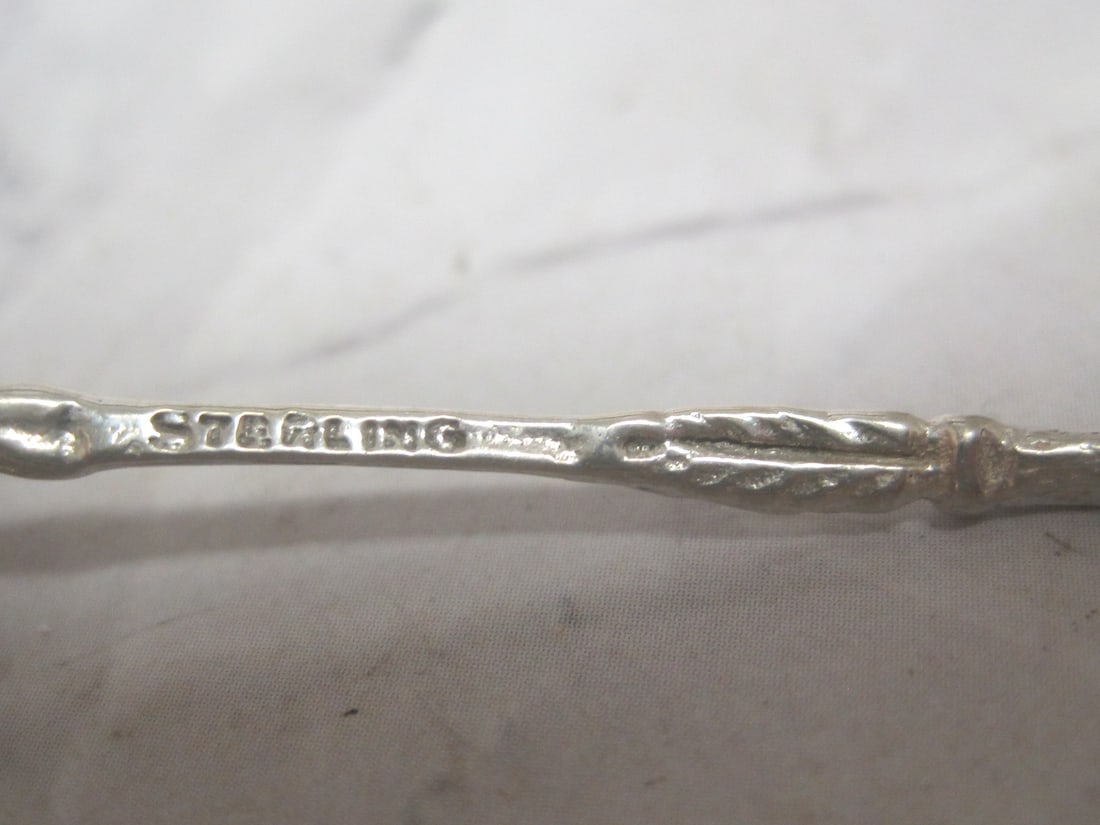 Sterling Silver Salt Spoon - 5