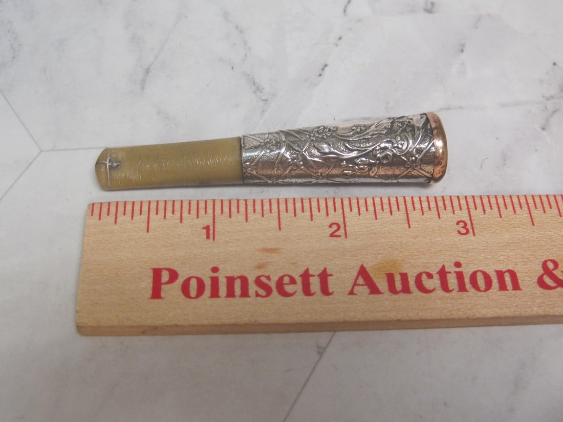 Sterling Silver Cigarette Holder - 6