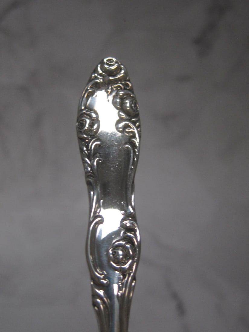 Scarce Victorian Sterling Silver Mustard Ladle - 3