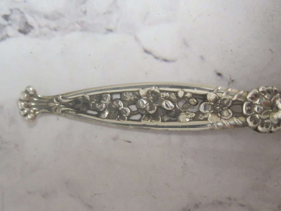 Whiting Sterling Silver Strawberry Fork - 2