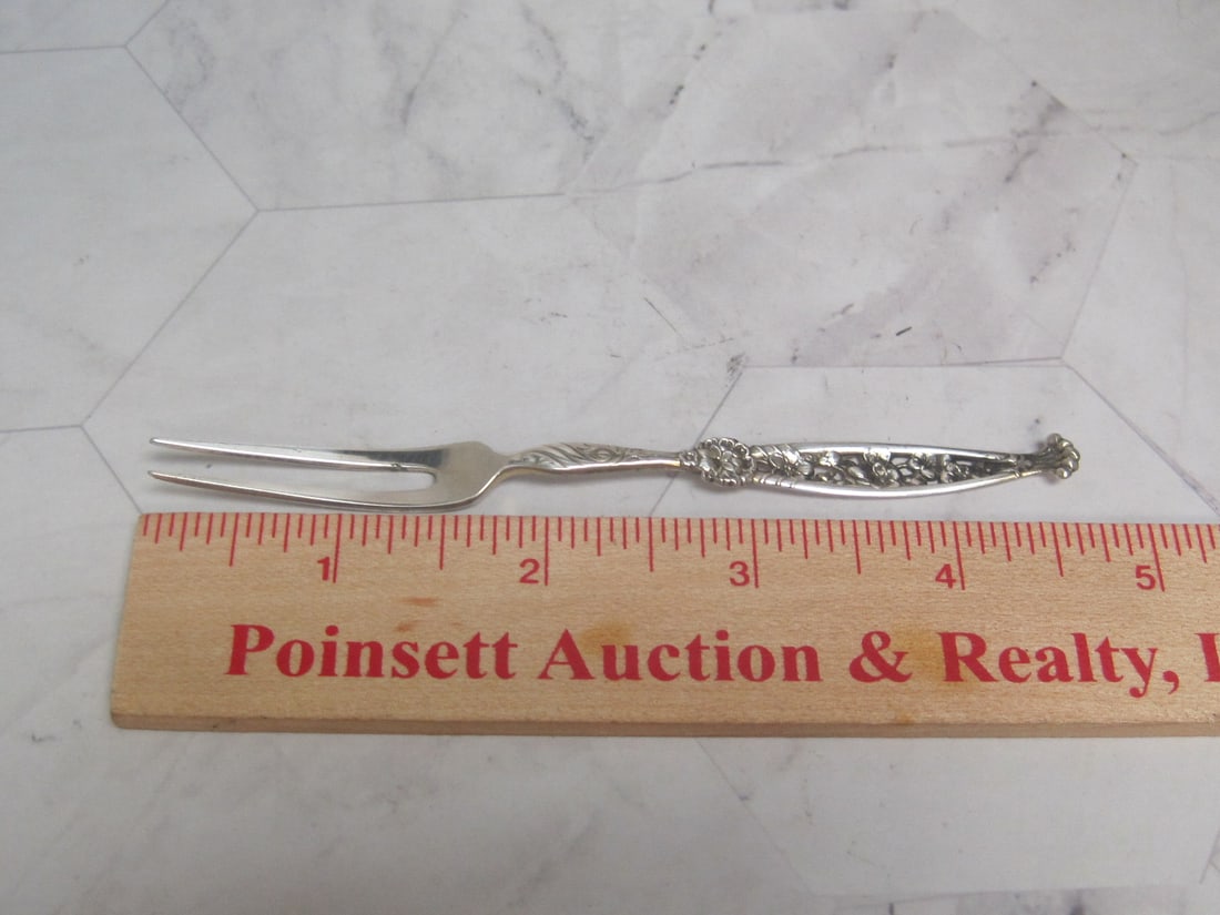 Whiting Sterling Silver Strawberry Fork - 6