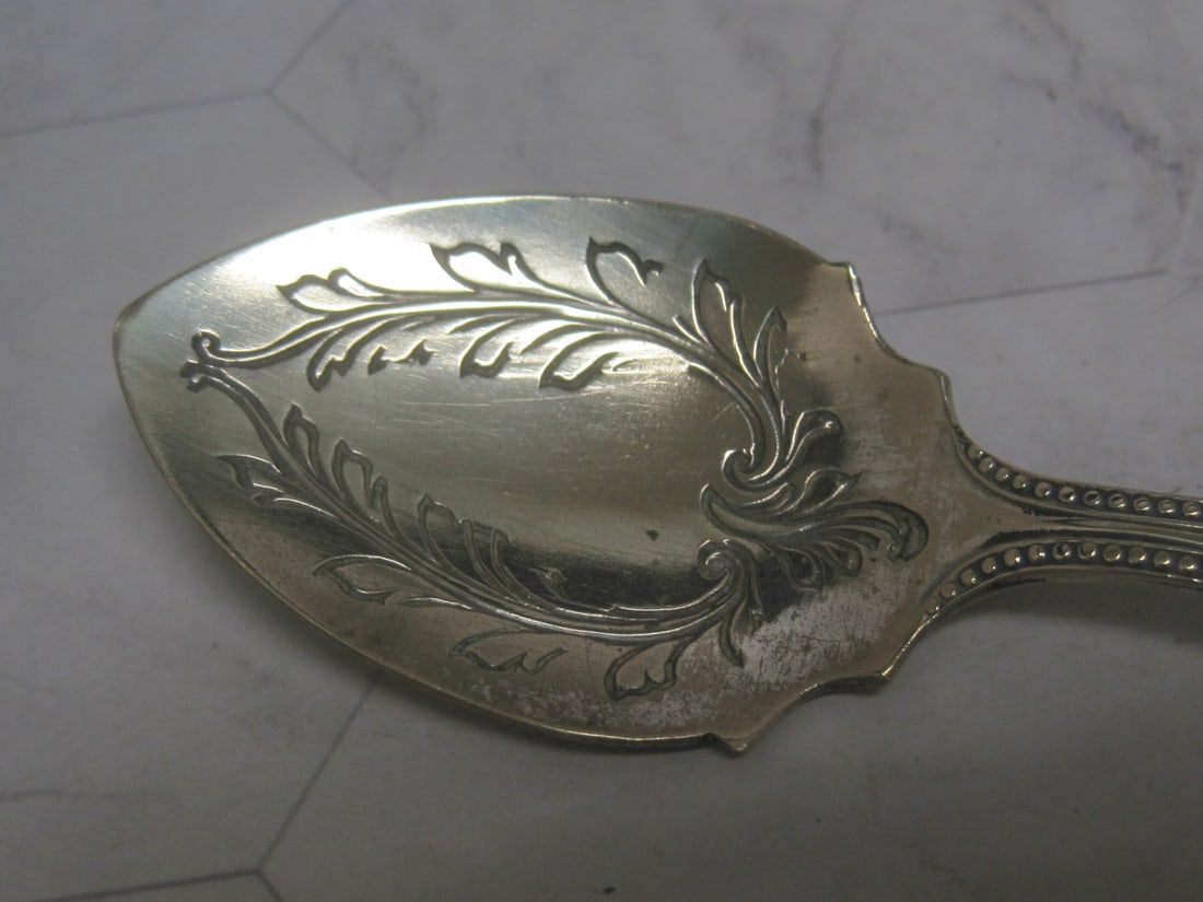 Victorian Antler Handled Jam or Jelly Spoon - 2