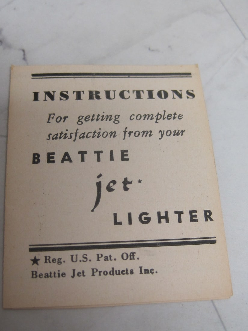 1940's Beattie Jet Pipe Lighter - 6