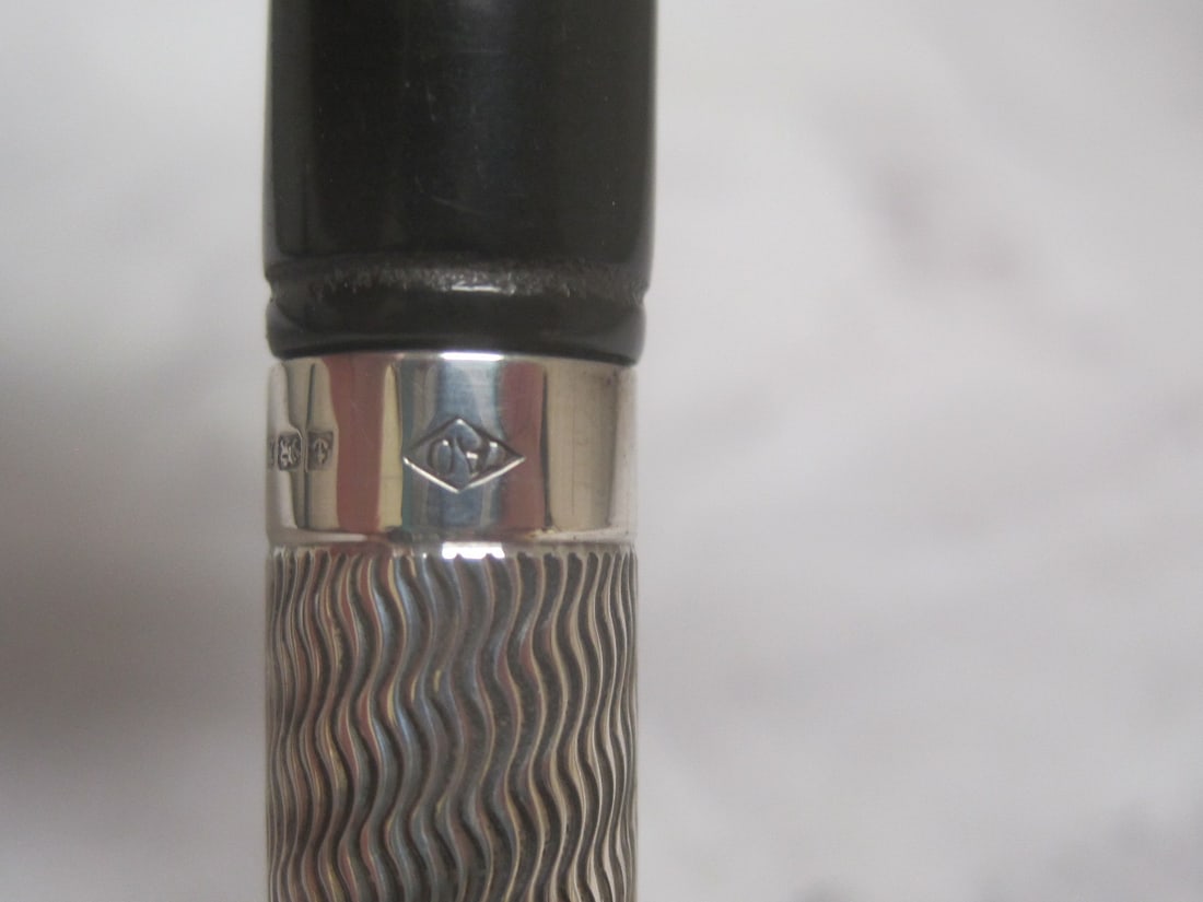Art Deco Alfred Dunhill Sterling Silver Cigarette Holder - 4