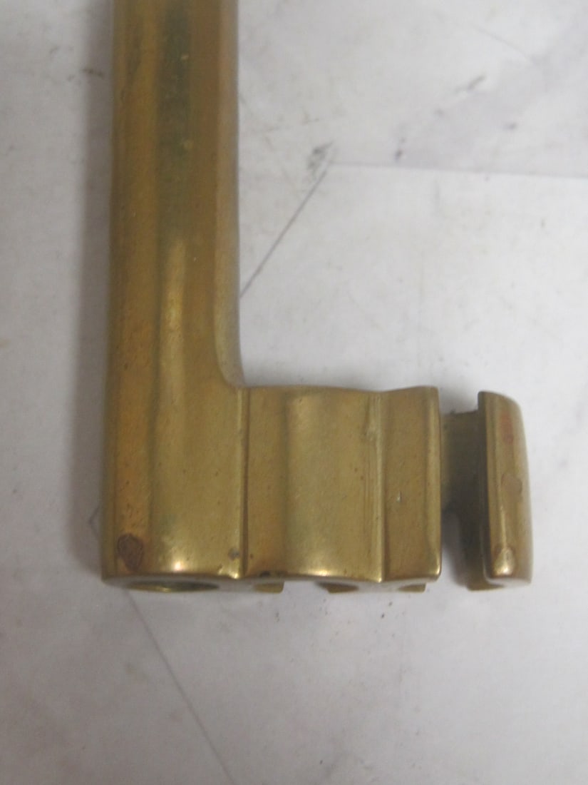 Neat 7" Long Heavy Brass Key - 2